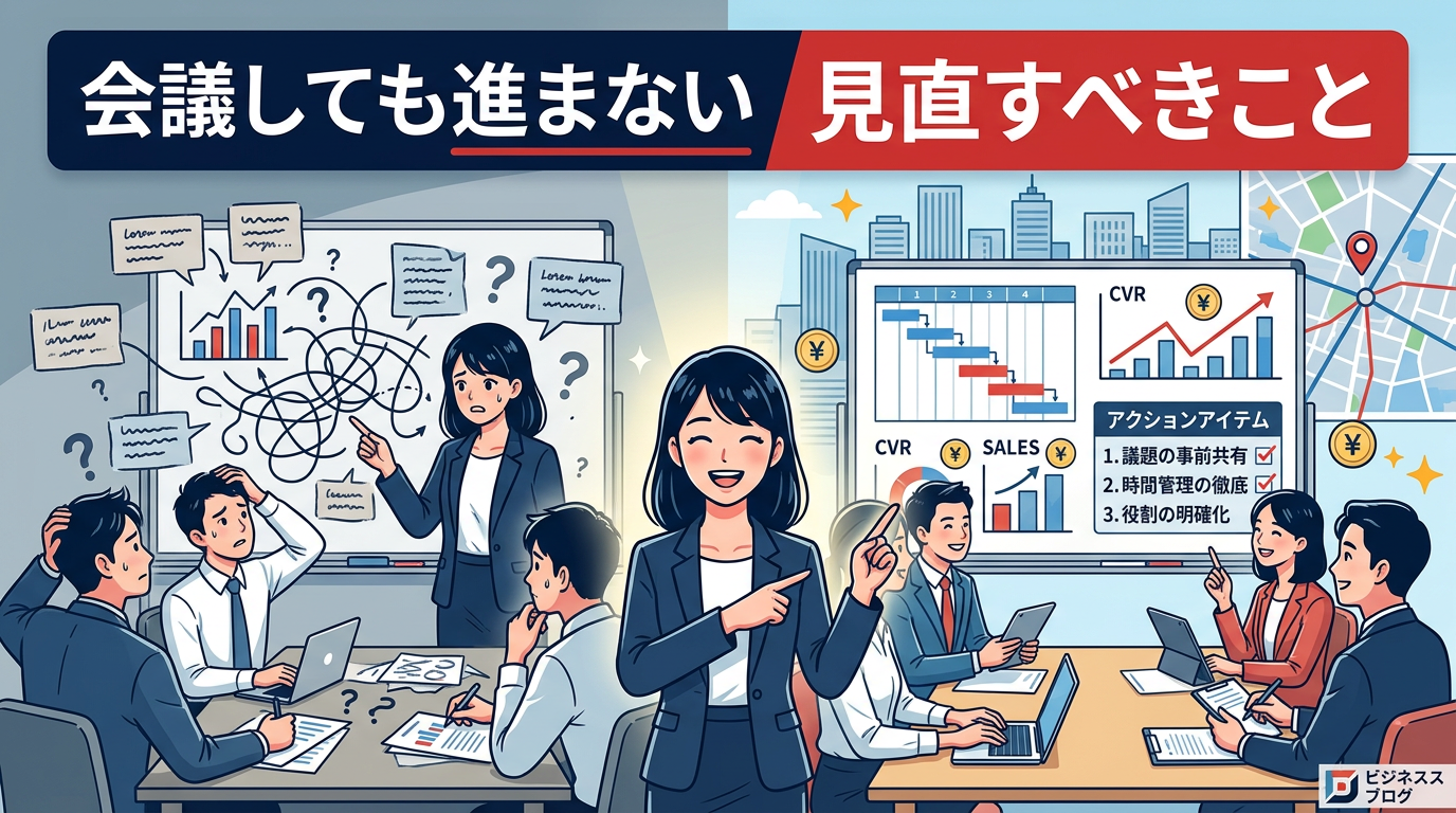 EC改善会議は何を話すべき？成果につながる定例会の進め方