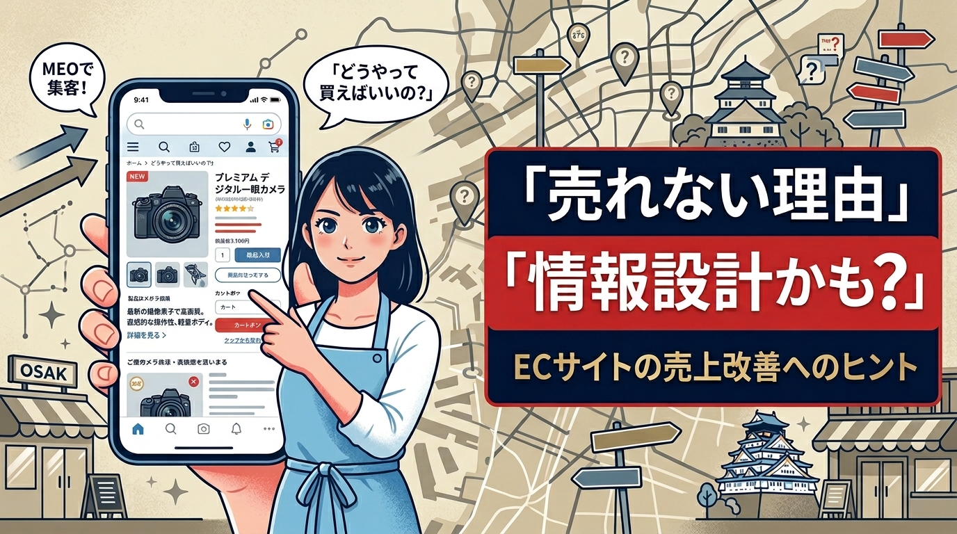 ECの売上が伸びない理由は情報設計かもしれない｜広告より先に見直すべきポイント