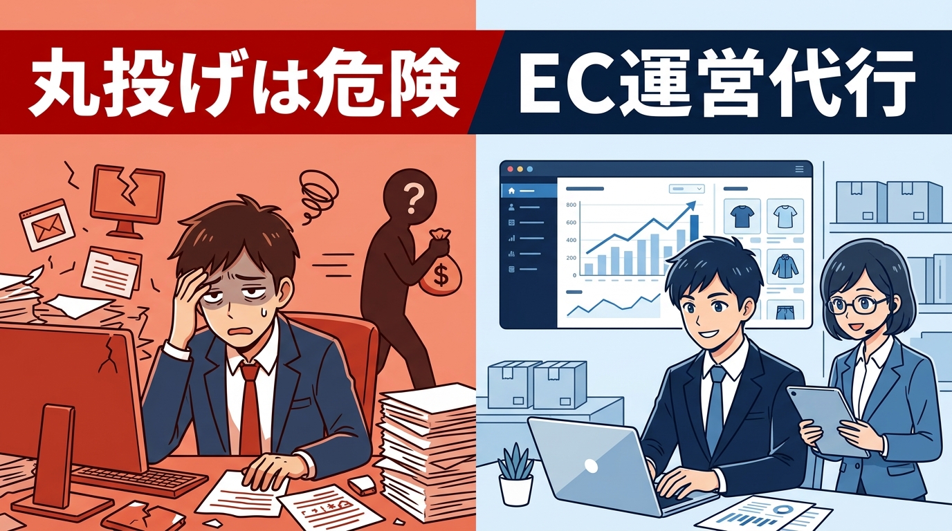 EC運営代行とは？丸投げで失敗する会社と成果が出る会社の違い