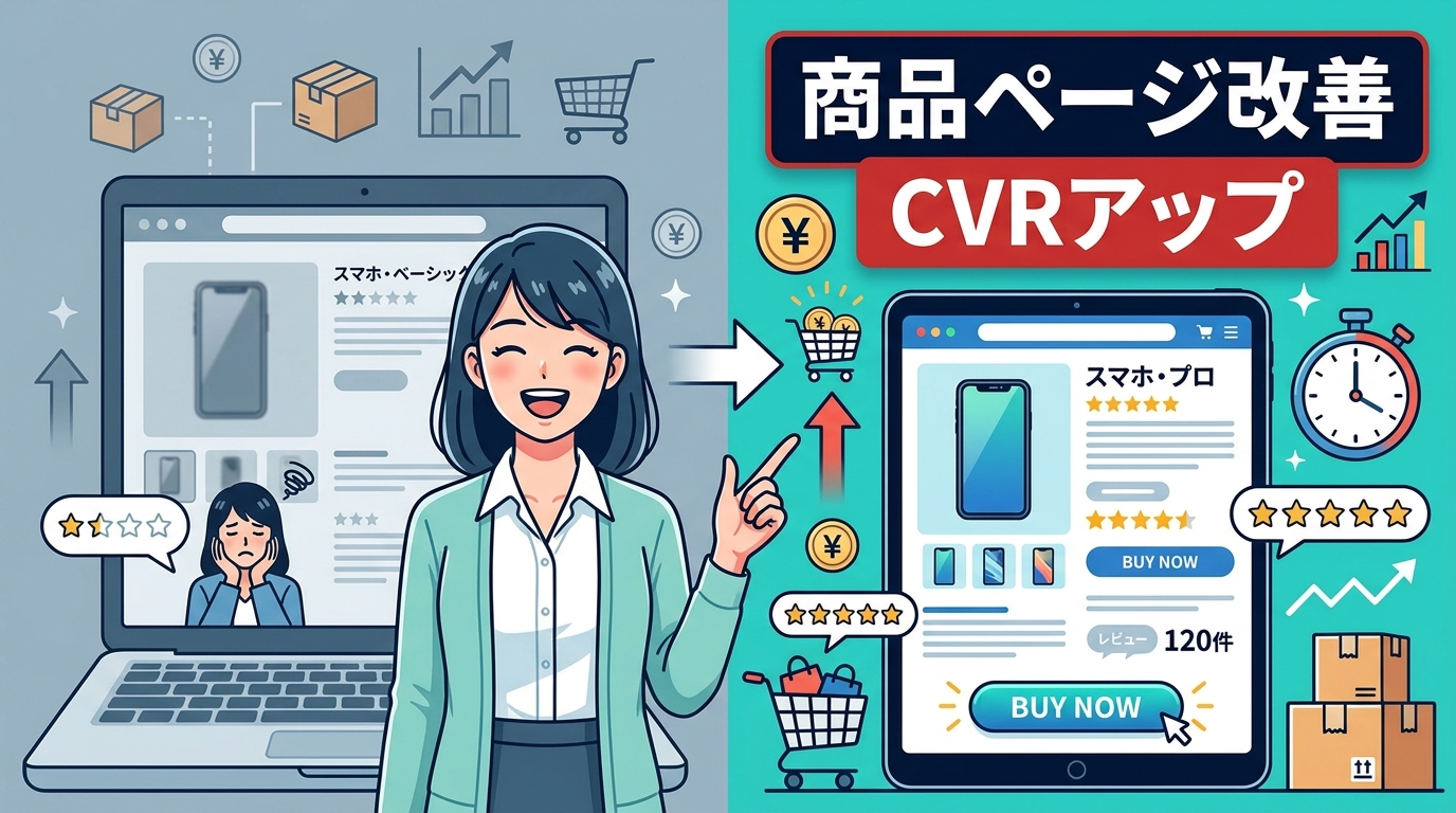 ECの商品ページ改善でCVRは上がる？見直すべきポイント10選
