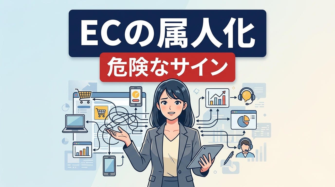 EC運営が属人化する原因とは？売上が伸びても危険な3つのサインを解説