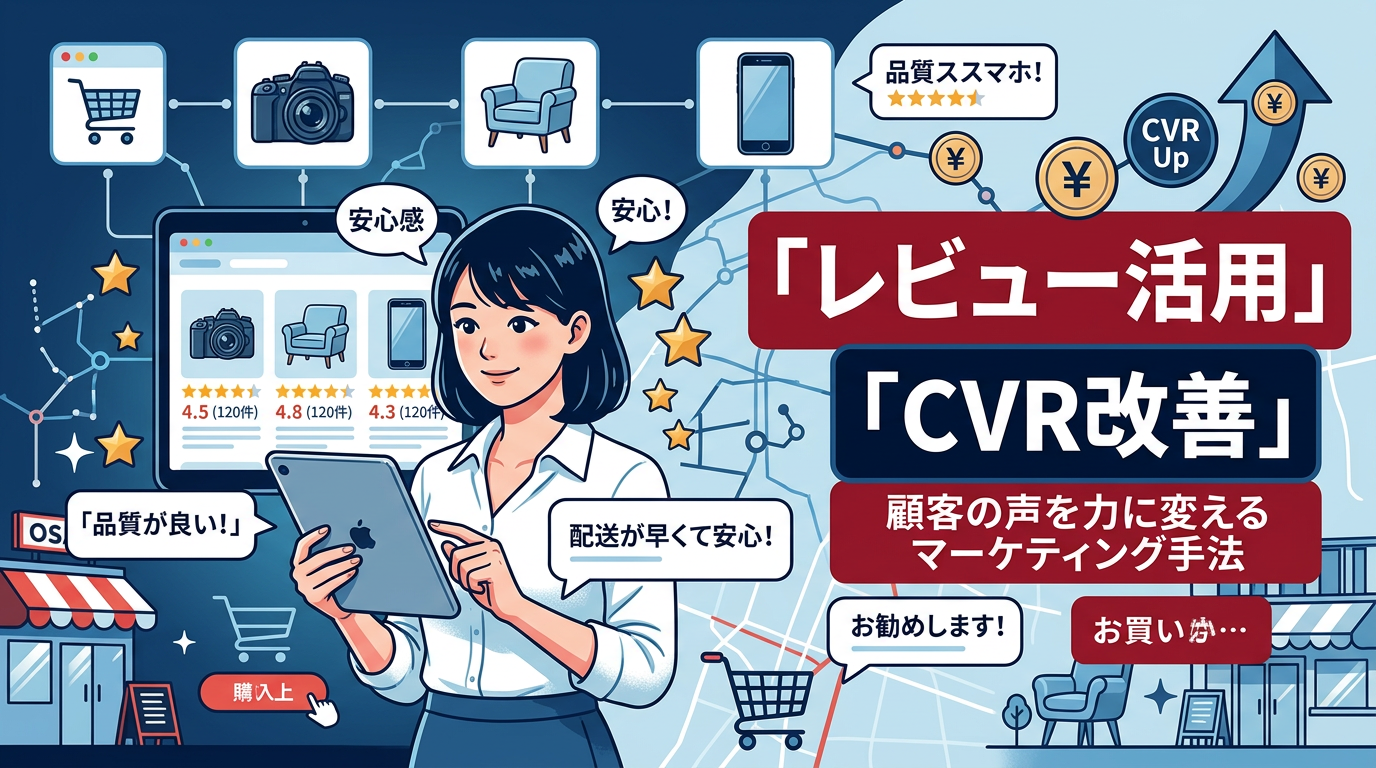 ECでレビューを活かす方法｜購入不安を減らしてCVRを上げる考え方